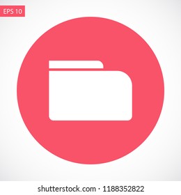 folder vector icon 10 eps