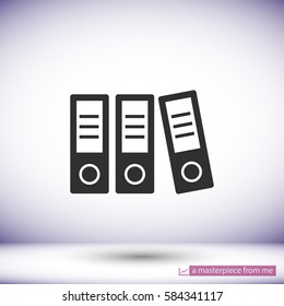 folder . Vector icon 10 EPS