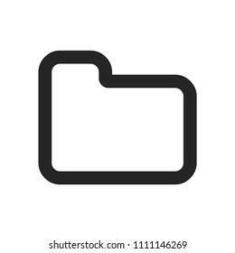 Folder vector icon