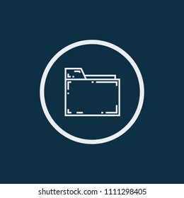 Folder vector icon