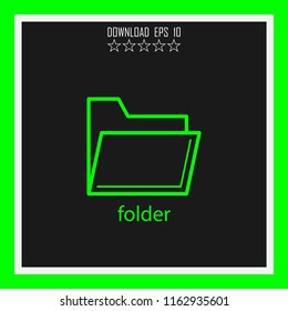 folder vector icon