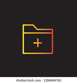 Folder vector icon