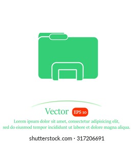 Folder vector icon.