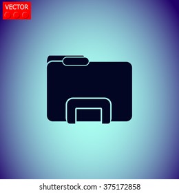 Folder vector icon.