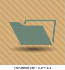 Folder vector icon