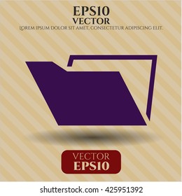 Folder vector icon