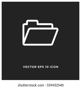 Folder vector icon