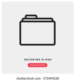 Folder vector icon