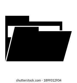 Folder vector icon art design.