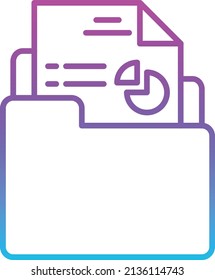 Folder vector icon. Can be used for printing, mobile and web applications.