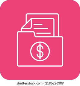 Folder vector icon. Can be used for printing, mobile and web applications.