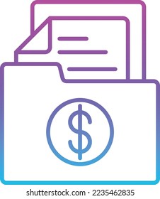 Folder vector icon. Can be used for printing, mobile and web applications.