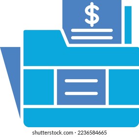 Folder vector icon. Can be used for printing, mobile and web applications.