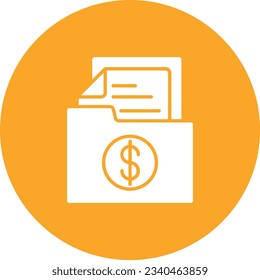 Folder vector icon. Can be used for printing, mobile and web applications.