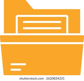 Folder vector icon. Can be used for printing, mobile and web applications.