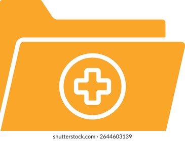 Folder vector icon. Can be used for printing, mobile and web applications.