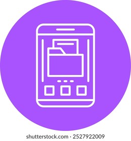 Folder Vector Icon Design Symbol