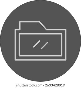 Folder Vector Icon Design Symbol