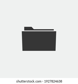 Folder Vector Icon Digital File Storage