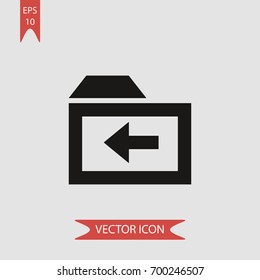 Folder vector icon illustration symbol
