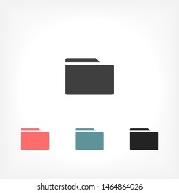 Folder Vector icon . Lorem Ipsum Illustration design