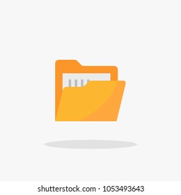 Folder vector icon. Folder symbol