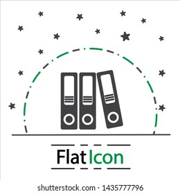 Folder vector icon, folder symbols, file document vector isolated on  background.