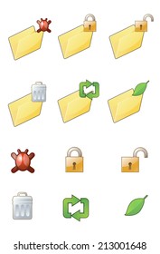 Folder vector icons