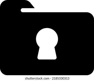 folder Vector illustration on a transparent background. Premium quality symmbols. Glyphs vector icons for concept and graphic design.