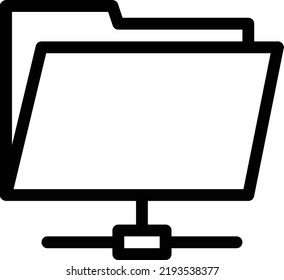 folder Vector illustration on a transparent background.Premium quality symmbols.Thin line vector  icon for concept and graphic design.