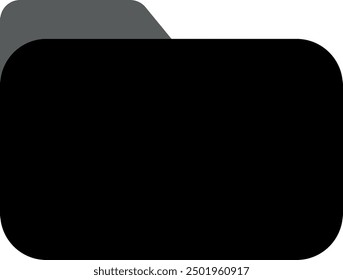 Folder Vector Line Icon Illustration.