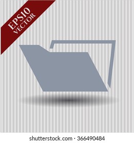 Folder vector symbol
