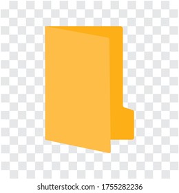 Icono web de carpeta contra fondo blanco
