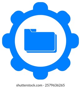 Folder and wheel on white