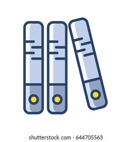 Folder,Document Icon Vector 