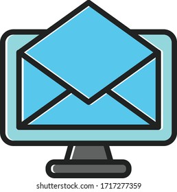 folder,message,mail icon vector illustration flat