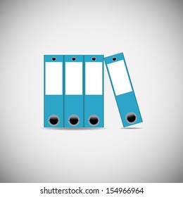 Folders  application icons vector illustration