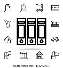 folders for documents icon. web icons universal set for web and mobile