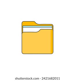 Folders with documents. Folders icons. Vector illustration. apple macbook. Microsoft Word .doc Microsoft Excel .xls Microsoft PowerPoint .ppt .pdf Adobe Acrobat, Nitro Reader. svg