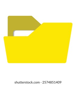 Folders flat line icons set. File catalog, document search, folder synchronization. set of icon folder computer file colorful document binder data archive.  Data storage. Design eps 10