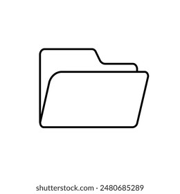 Folders Icon. Documents Symbol - Vector.