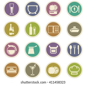 Folders icon set for web sites and user interface