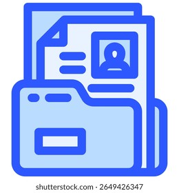 Folders icon symbol. Vector illustration.
