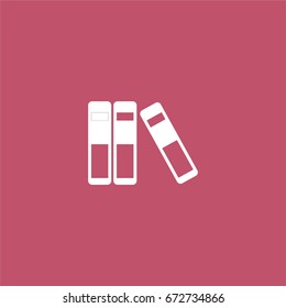 folders icon. vector sign symbol on white background