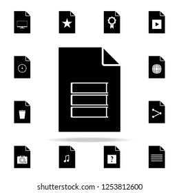 folders on document icon. File and documents icons universal set for web and mobile