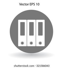 Folders vector icon