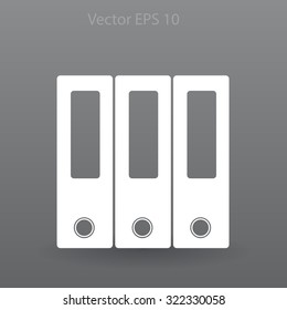 Folders vector icon