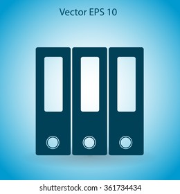 Folders vector icon
