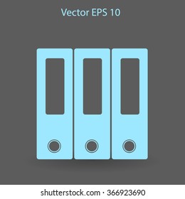 Folders vector icon