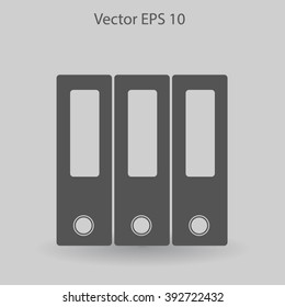 Folders vector icon
